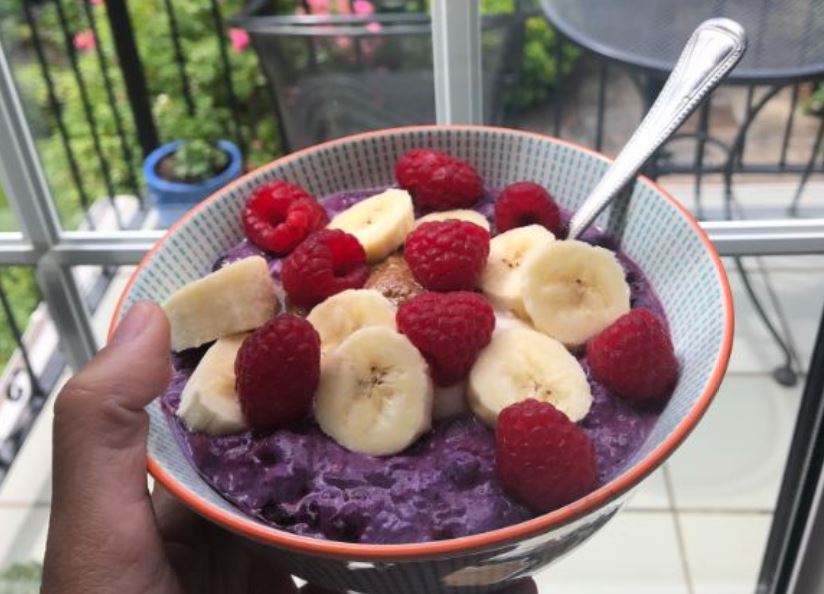Vegan Purple Power Porridge